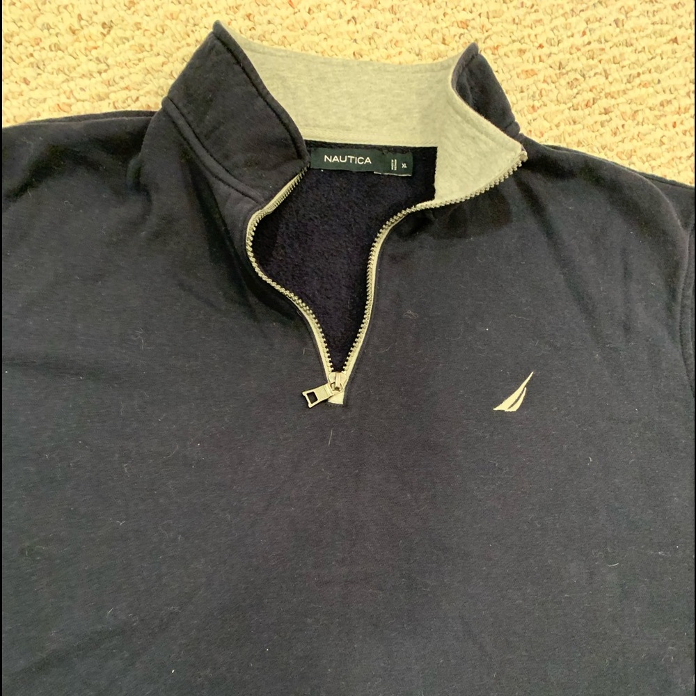 Nautical pull over sweatshirt
